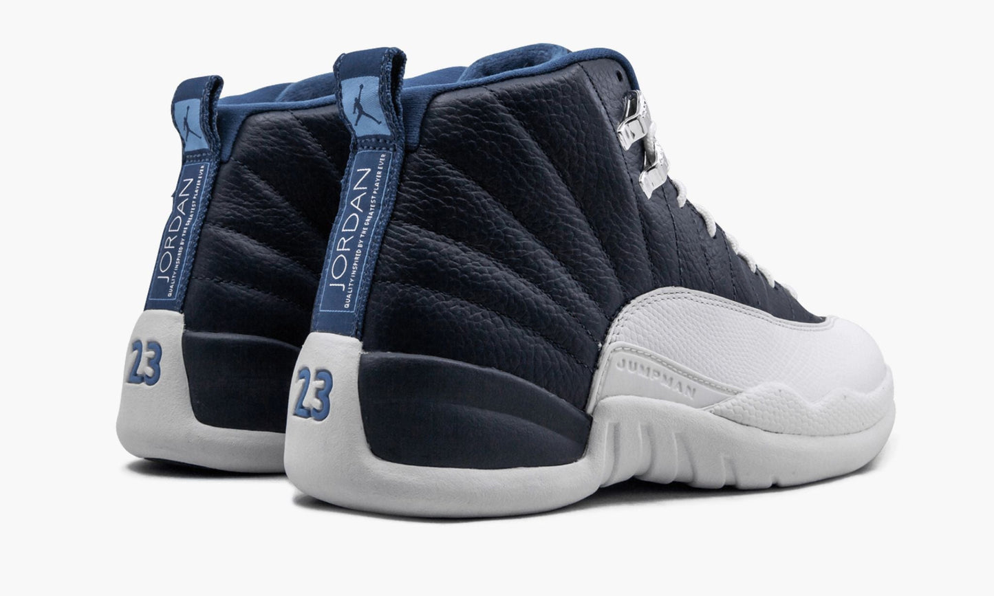Air Jordan 12 Retro Obsidian Sneakers - Court Icon | Street Style