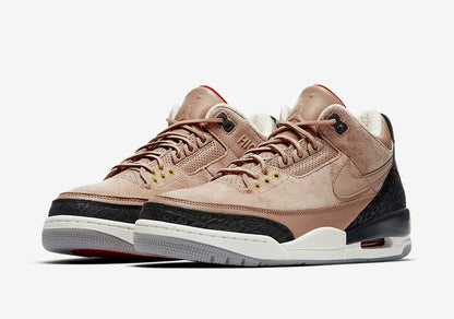 Air Jordan 3 JTH Bio Beige Suede Sneakers - Basketball Legend