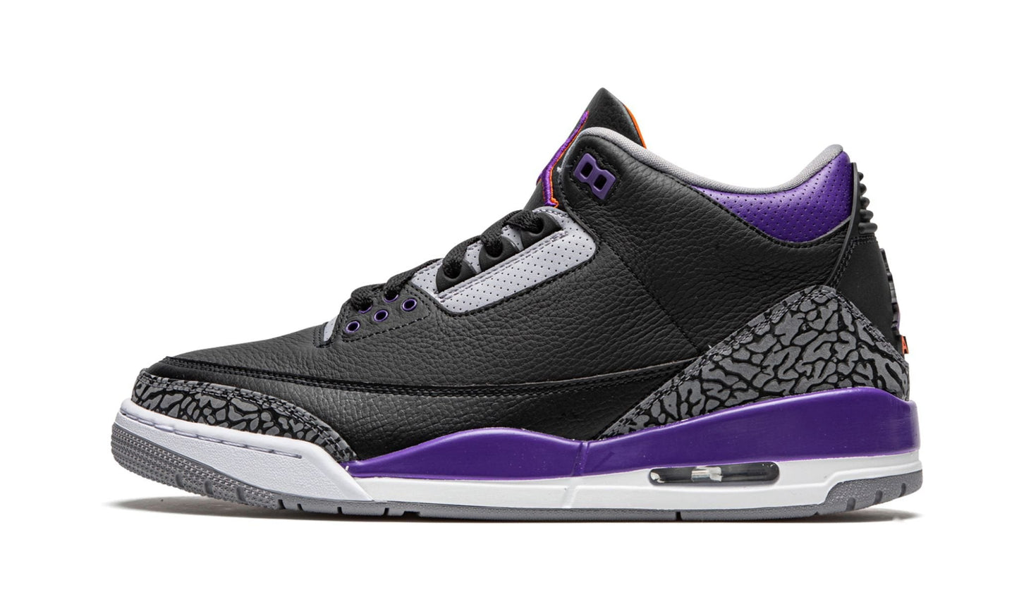 Air Jordan 3 Retro “Court Purple” Sneakers - Basketball Legend