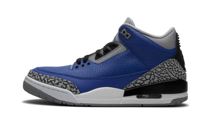 Air Jordan 3 Retro Blue Cement Sneakers - Cushioned Stride