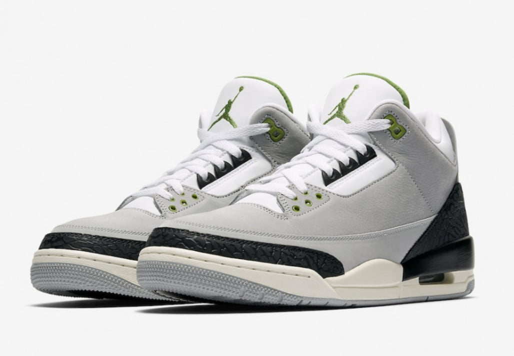 Air Jordan 3 Retro Chlorophyll Sneakers - Performance Runner