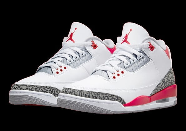 Air Jordan 3 Retro Fire Red Sneakers - Vintage Inspired