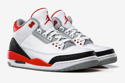 Air Jordan 3 Retro Fire Red Sneakers - Archive Edition | Street Style