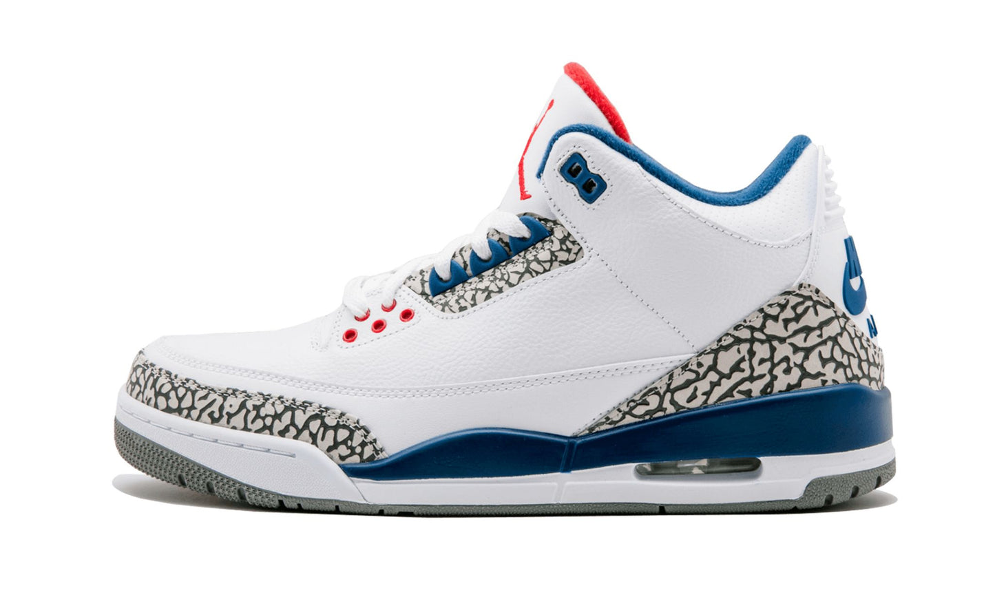 Air Jordan 3 Retro OG “True Blue” Sneakers - Court Icon