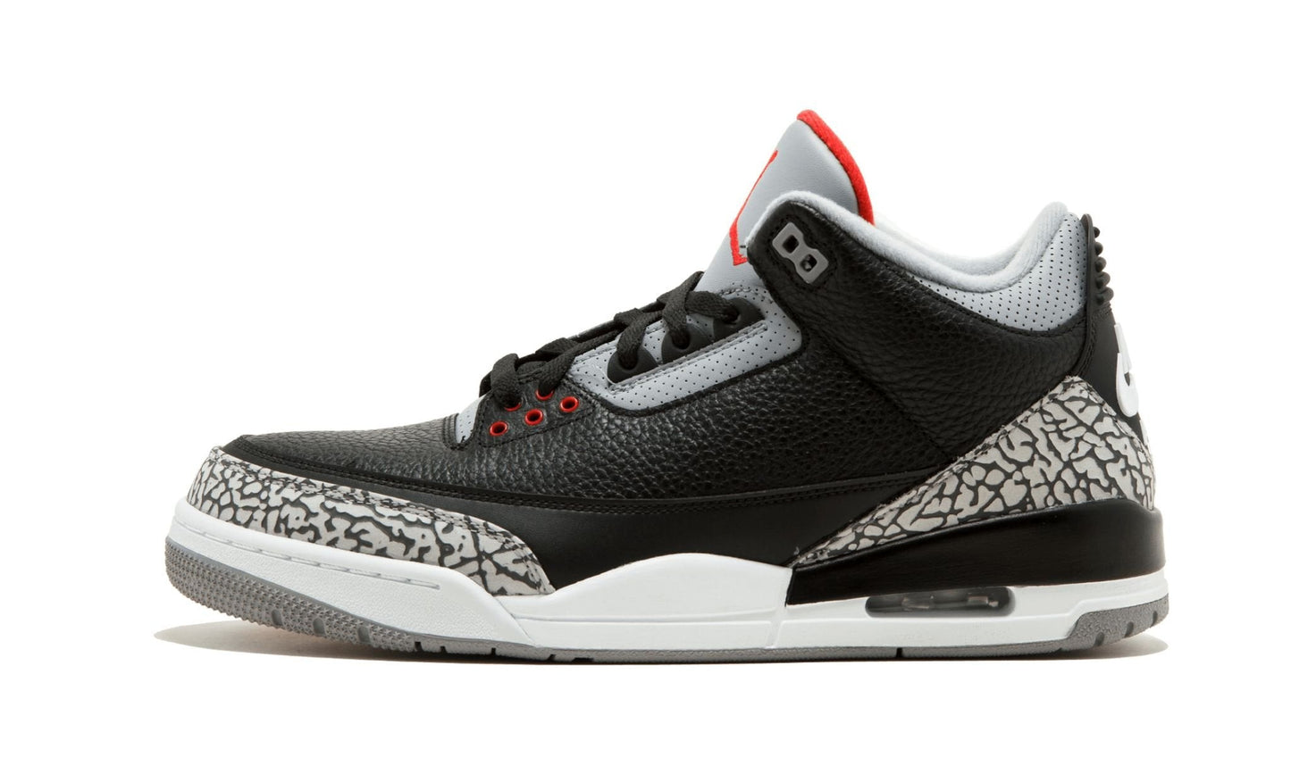 Air Jordan 3 Retro OG Black/Cement Sneakers - All-Day Comfort