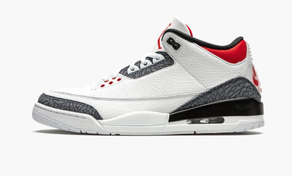Air Jordan 3 Retro SE DNM Fire Red Sneakers - Heritage Edition