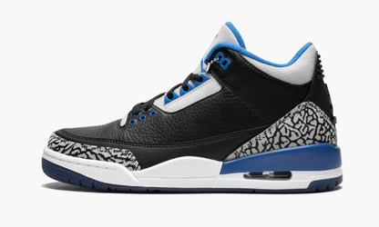 Air Jordan 3 Retro Sport Blue Sneakers - Signature Series