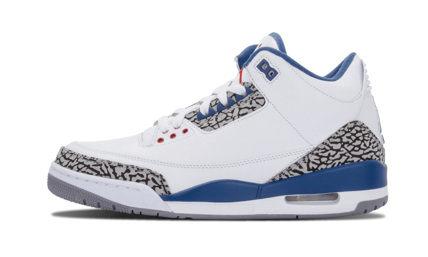 Air Jordan 3 Retro True Blue Sneakers - Collector's Edition