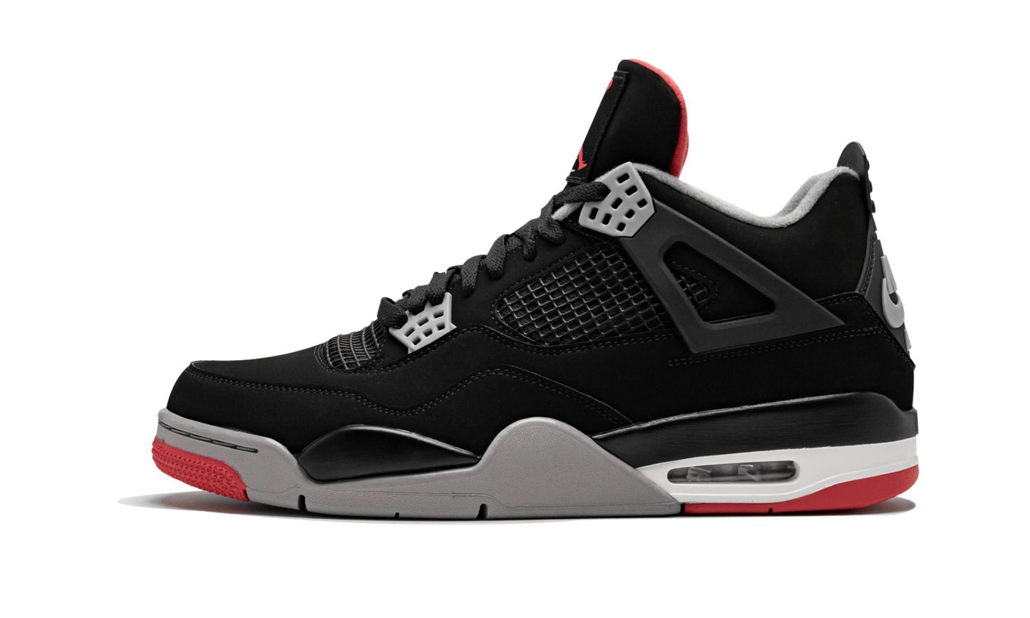 Air Jordan 4 Retro Bred 2019 Release Sneakers - Court Icon