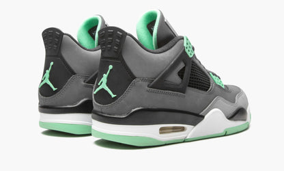 Air Jordan 4 Retro Green Glow Sneakers - Collaboration Release