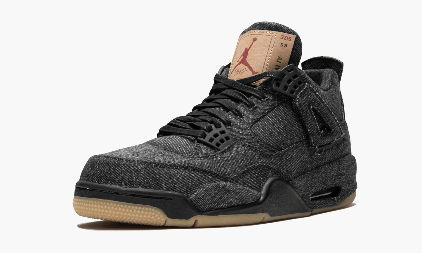 Air Jordan 4 Retro Levis NRG “Black Levis” Sneakers - All-Day Comfort