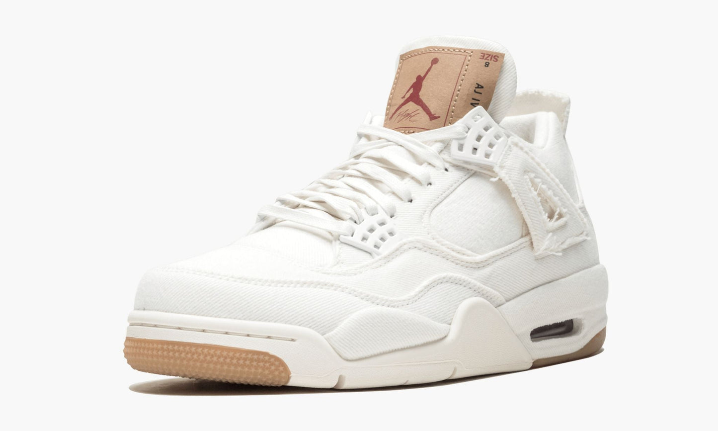 Air Jordan 4 Retro Levis NRG White Denim Sneakers - Performance Runner