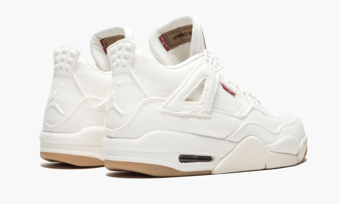 Air Jordan 4 Retro Levis NRG White Denim Sneakers - Performance Runner