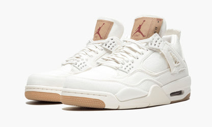 Air Jordan 4 Retro Levis NRG White Denim Sneakers - Performance Runner