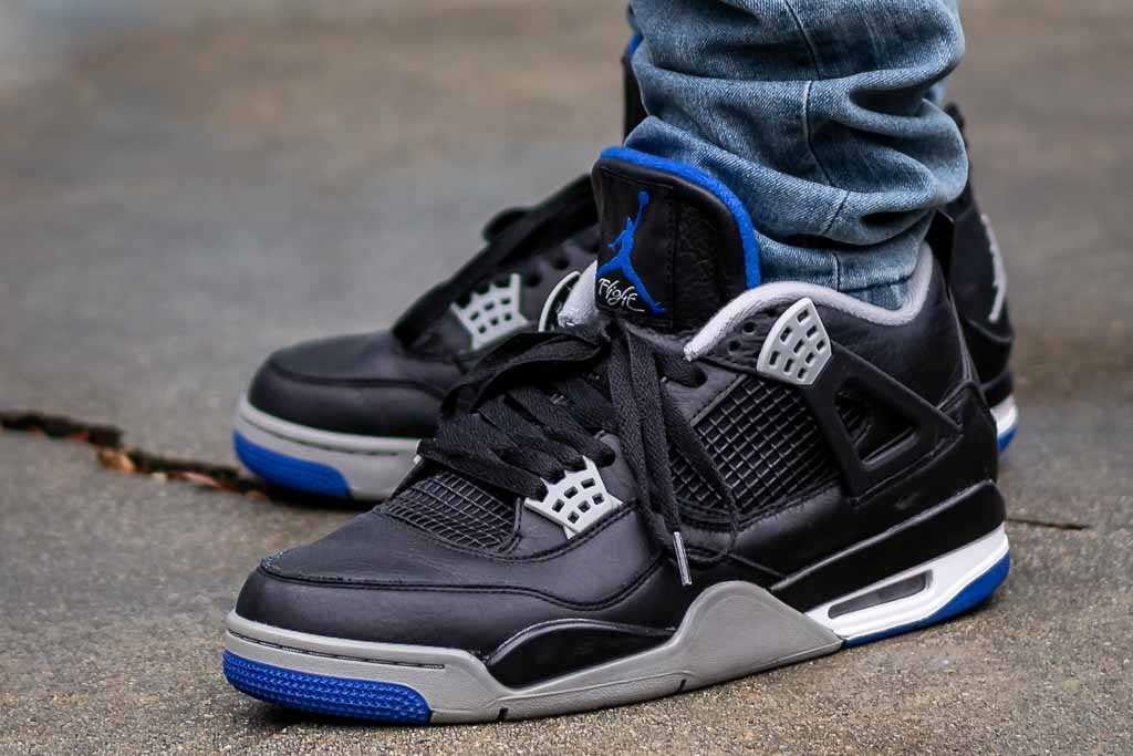 Air Jordan 4 Retro Motorsports Alternate Sneakers - Retro Classic
