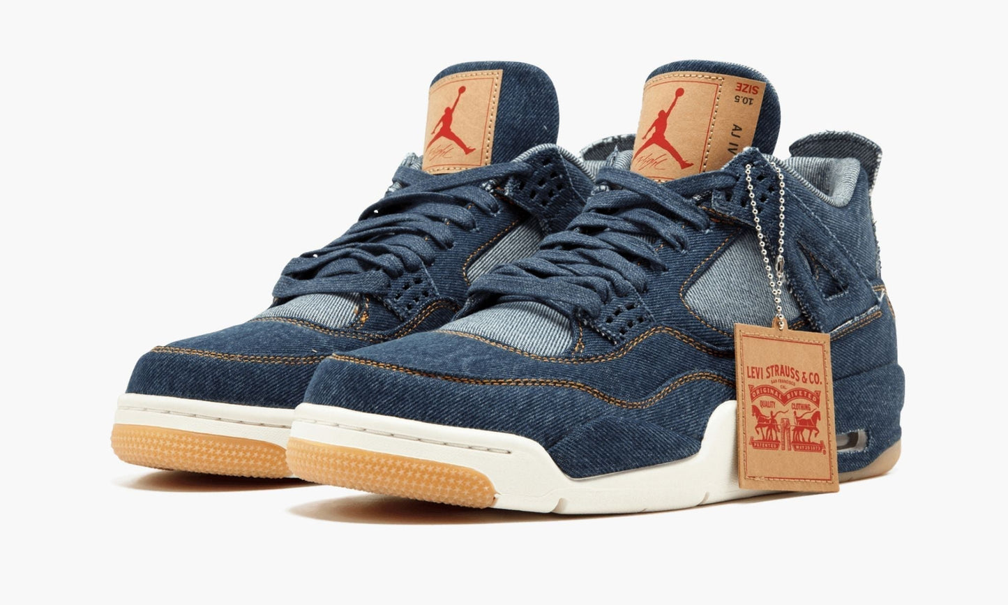 Air Jordan 4 Retro NRG Levis Sneakers - Hype Release | On-Feet Fire