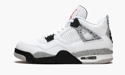 Air Jordan 4 Retro OG White Cement Sneakers - Retro Classic