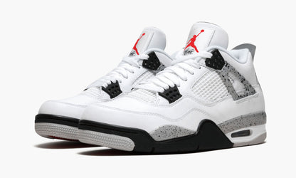 Air Jordan 4 Retro OG White Cement Sneakers - Retro Classic