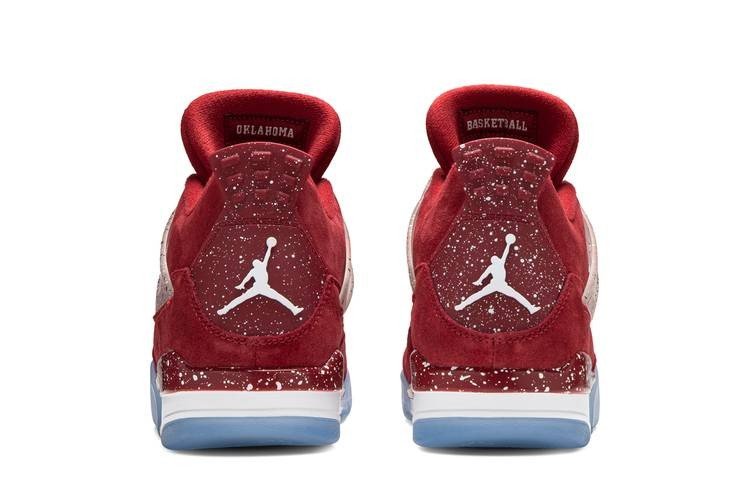 Air Jordan 4 Retro Oklahoma Sooners Sneakers - Heritage Edition