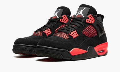 Air Jordan 4 Retro Red Thunder Sneakers - Streetwear Essential