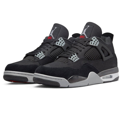Air Jordan 4 Retro SE Black Canvas Sneakers - Prime Pick