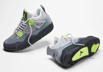 Air Jordan 4 Retro SE Neon 95 CT5342 Sneakers - Court Icon