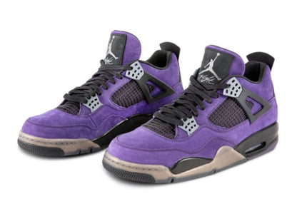 Air Jordan 4 Retro TraviScots Purple CI1184 Sneakers - Court Icon