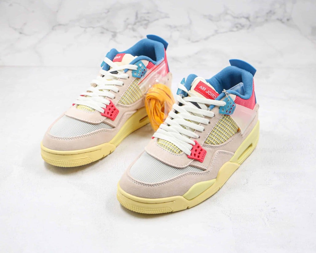 Air Jordan 4 Retro Union Guava Ice Sneakers - Performance Runner