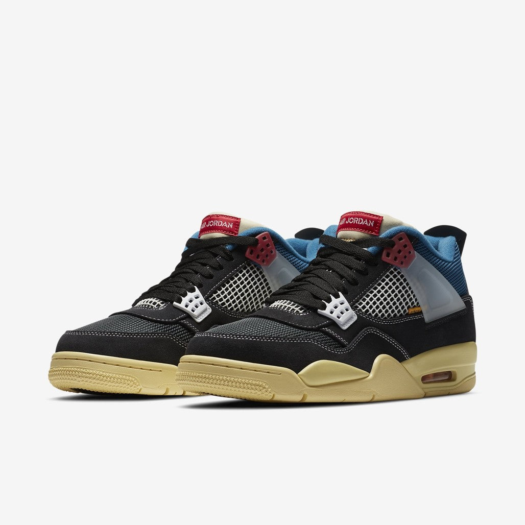 Air Jordan 4 Retro Union Off Noir Sneakers - Collector's Edition