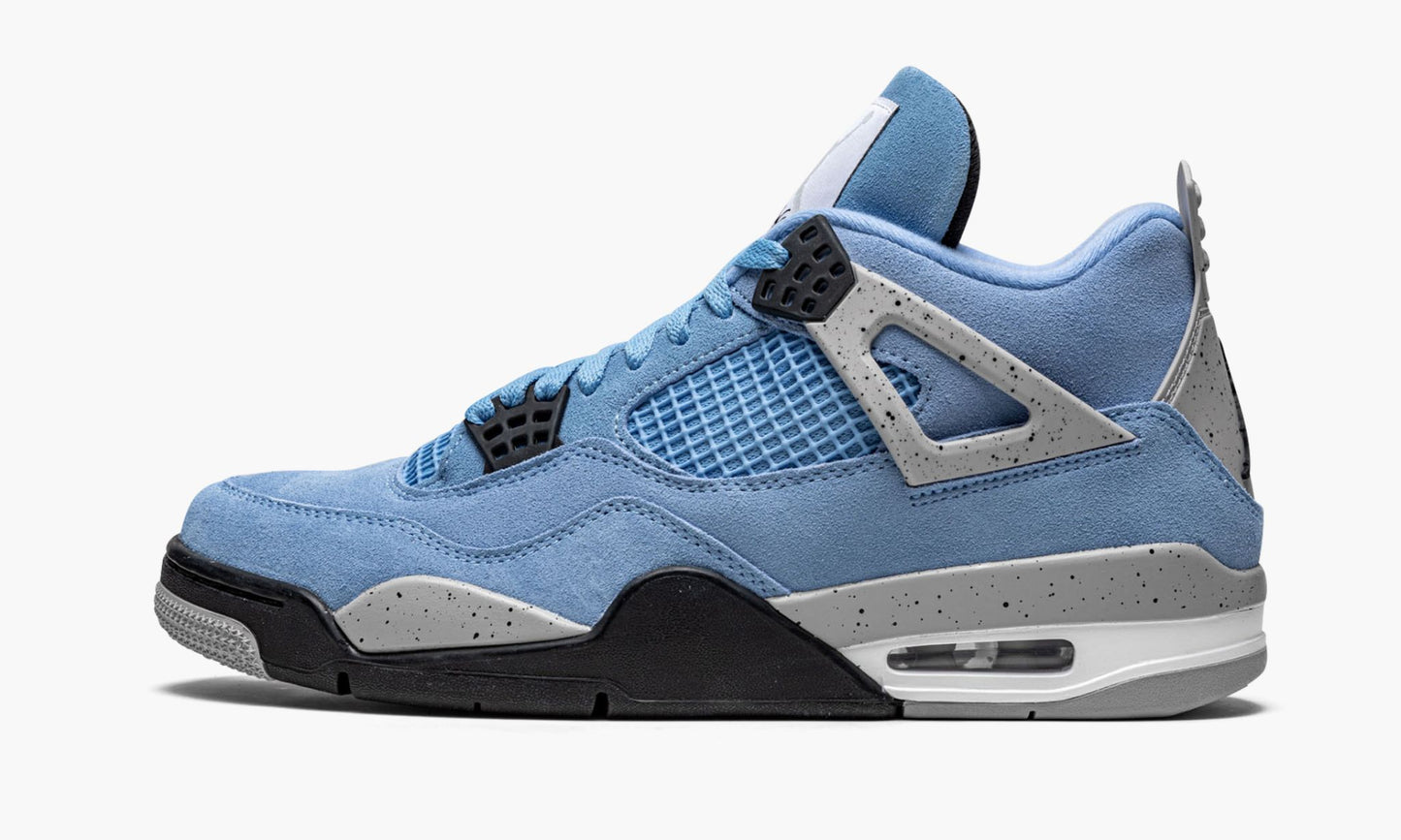 Air Jordan 4 Retro University Blue Sneakers - Limited Edition