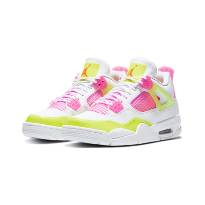 Air Jordan 4 Retro White Lemon Pink GS Sneakers - Streetwear Essential