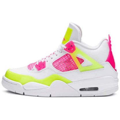 Air Jordan 4 Retro White Lemon Pink GS Sneakers - Game Changer