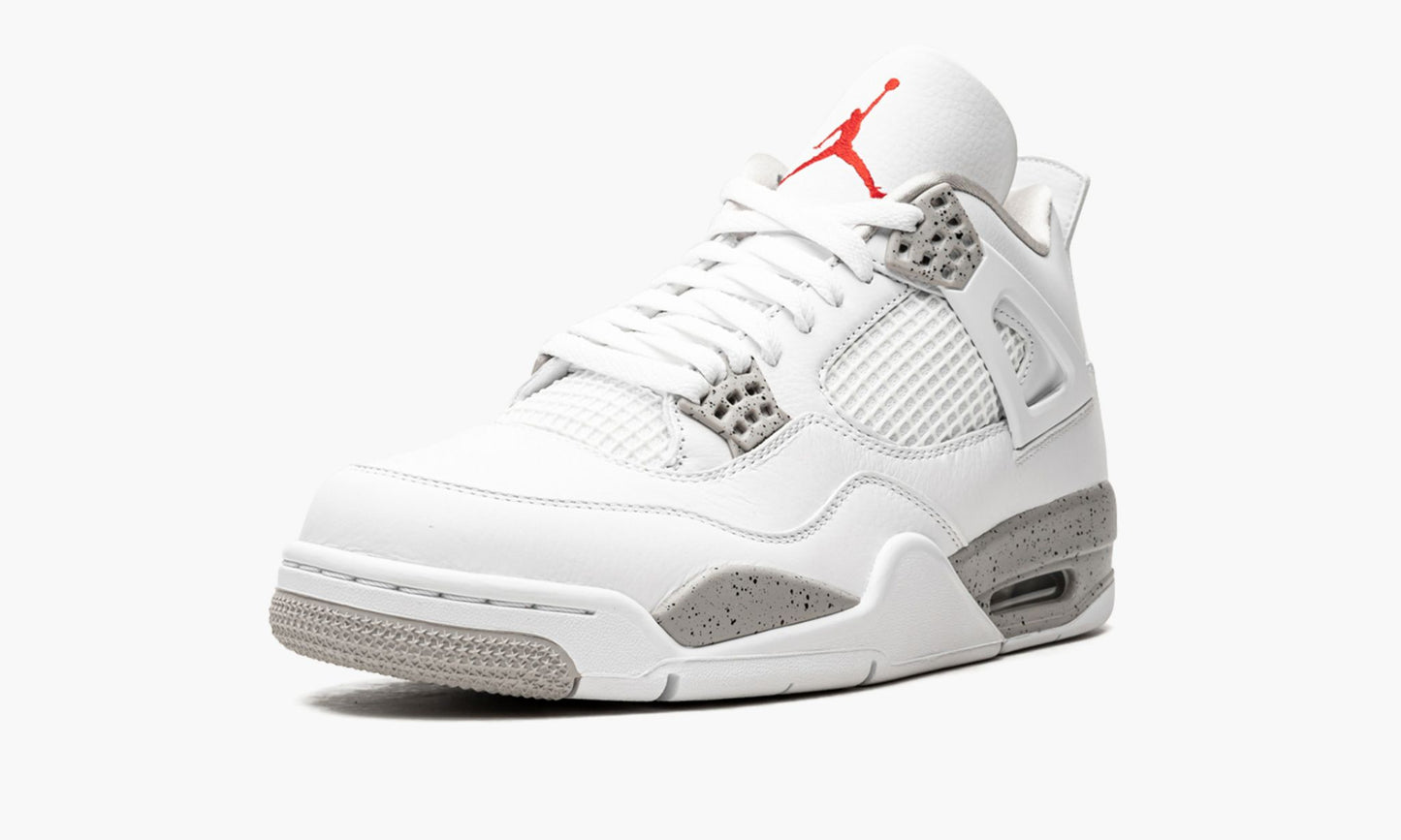 Air Jordan 4 Retro White Oreo Sneakers - Vintage Inspired