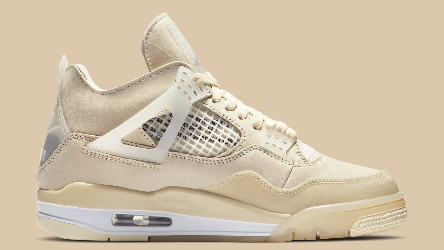 Air Jordan 4 Sail CV9388 Sneakers - Authentic | On-Feet Fire
