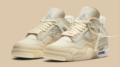 Air Jordan 4 Sail CV9388 Sneakers - Authentic | On-Feet Fire