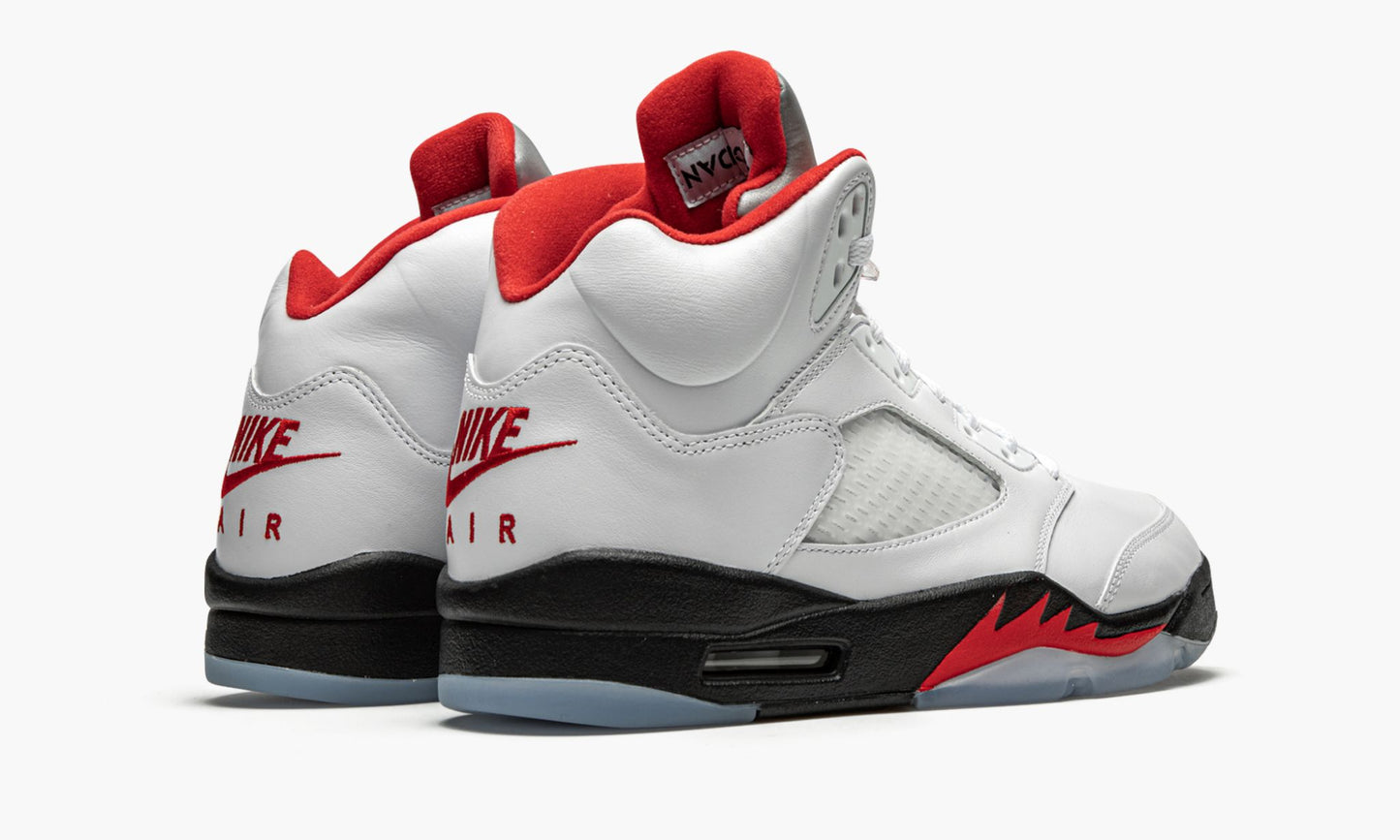 Air Jordan 5 Retro “Fire Red Silver Tongue 2020” Sneakers - Hype Release