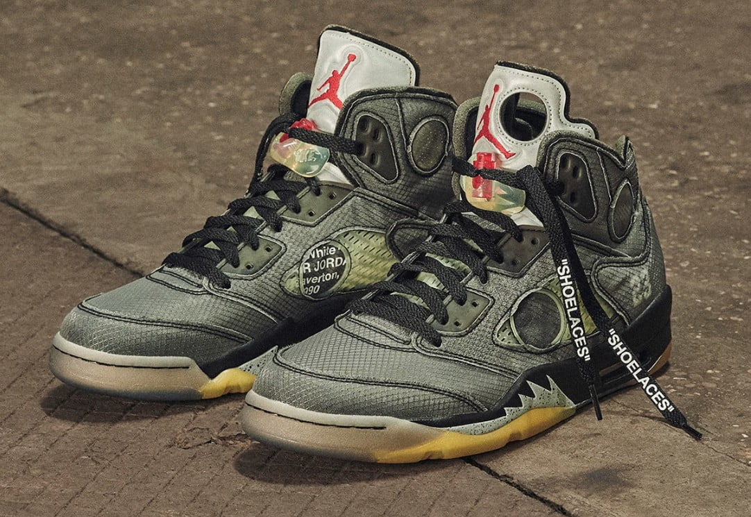 Air Jordan 5 x Off-White PS Sneakers - Performance Runner
