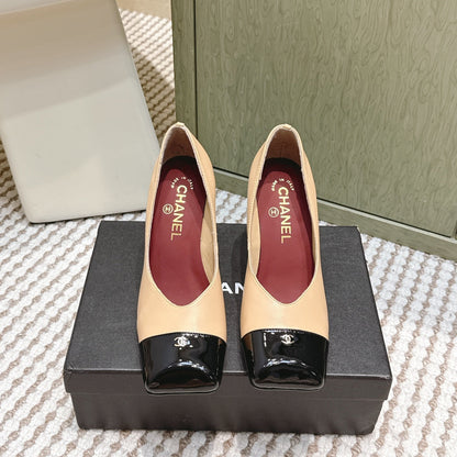 CC 26s Pump 90 Patent Leather Sheepskin