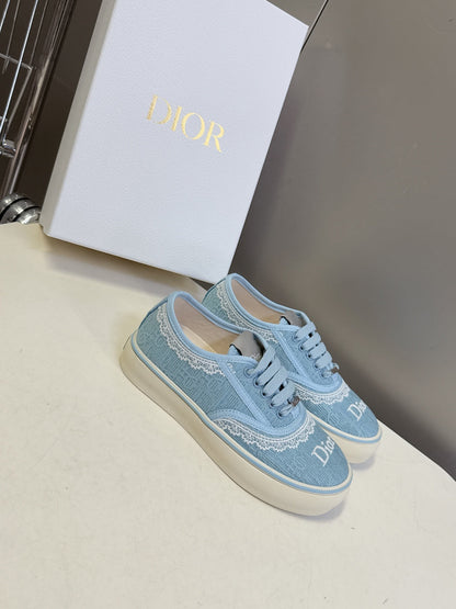 Dior 2026 Saltwind Sneaker Cotton Lace Leather 716769