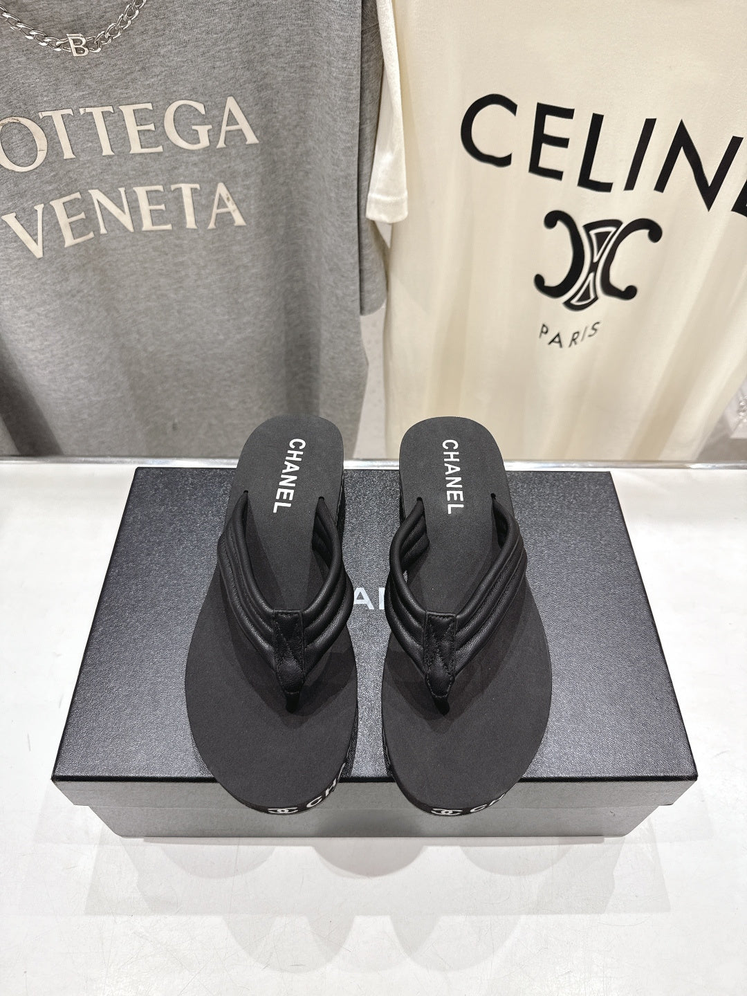 Chanel 2026 Thong Slipper Rubber Fabric 712991