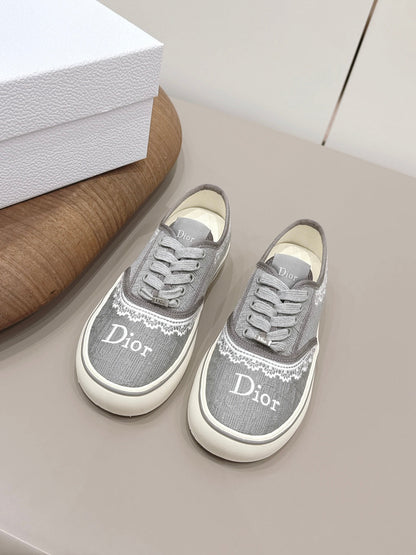CD 26A Platform Sneakers Embroidery Woven Fabric 739417