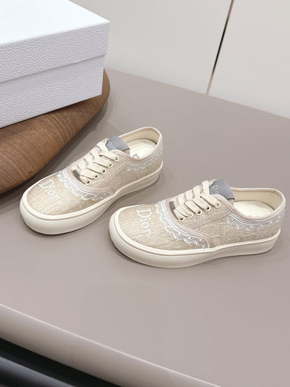 CD 26A Platform Sneakers Embroidery Woven Fabric 739417