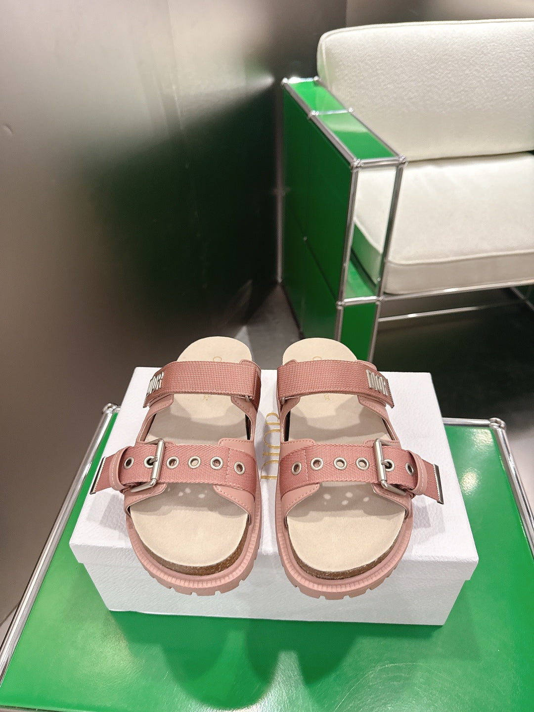 Dior 2026 Act Sandal Fabric Cowhide 718697