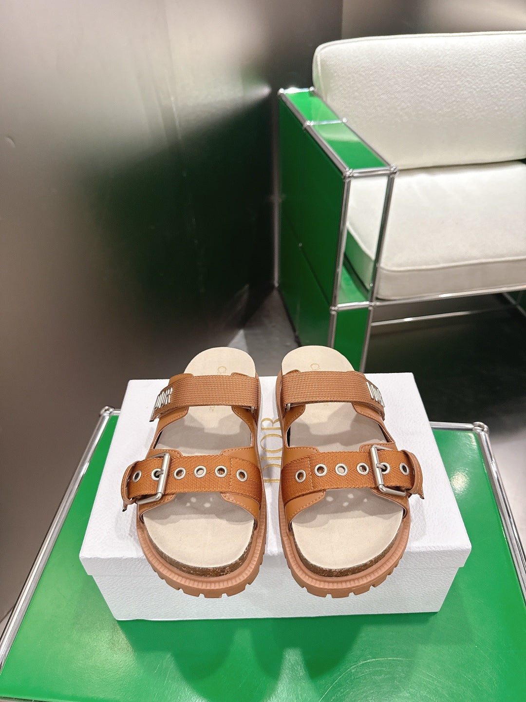 Dior 2026 Act Sandal Fabric Cowhide 718697