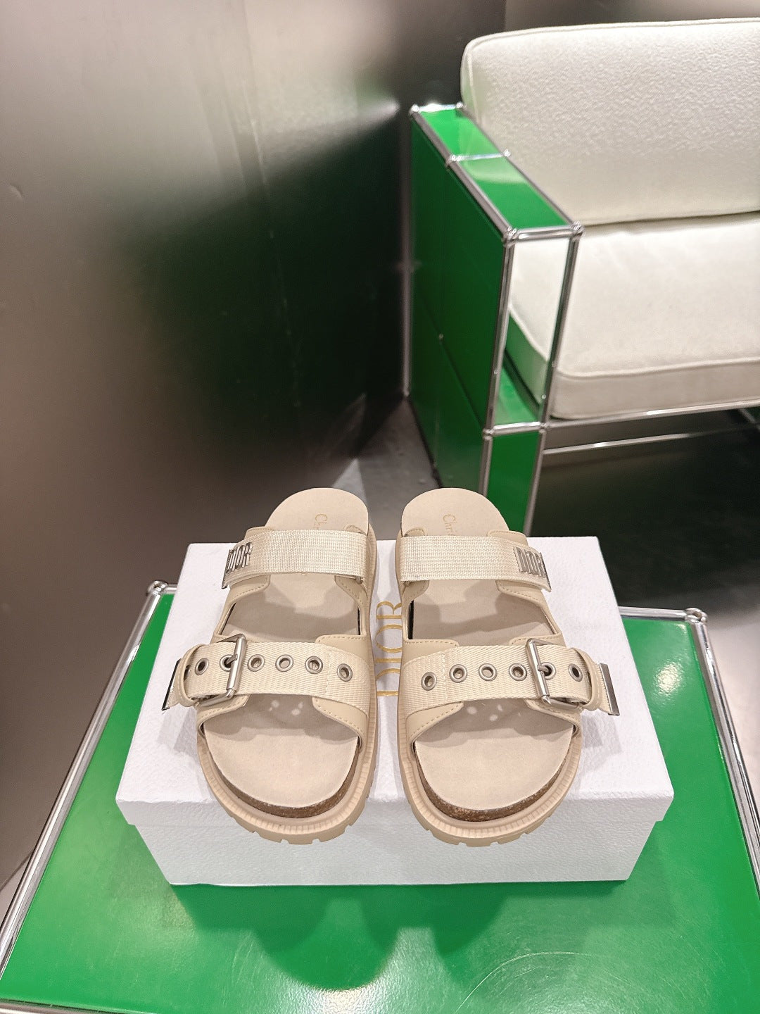 Dior 2026 Act Sandal Fabric Cowhide 718697