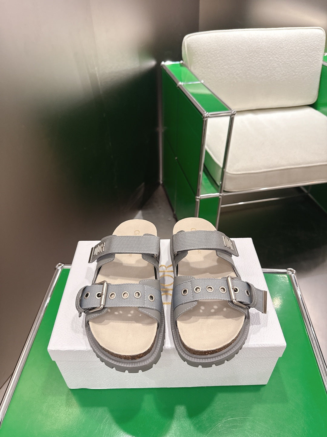 Dior 2026 Act Sandal Fabric Cowhide 718697