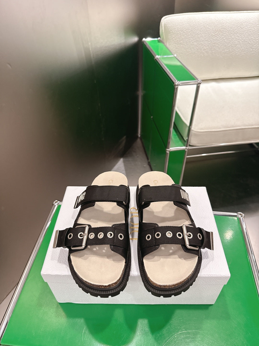 Dior 2026 Act Sandal Fabric Cowhide 718697