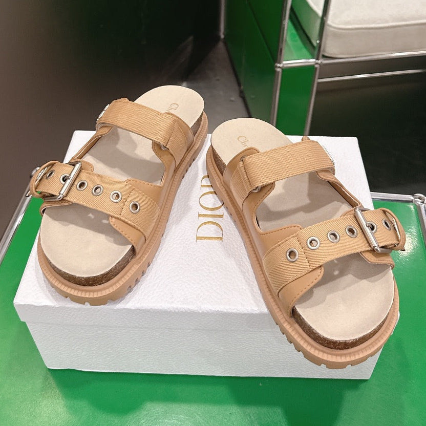 Dior 2026 Act Sandal Fabric Cowhide 718697
