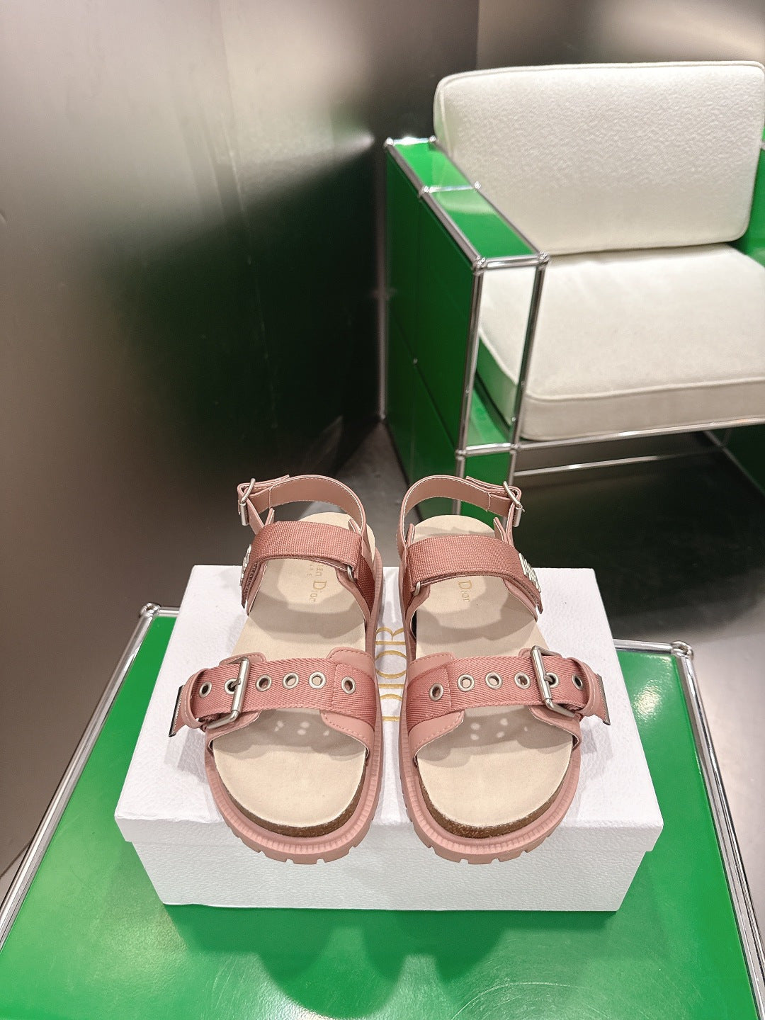 Dior 2026 Dioract Sandal Fabric Cowhide 718705