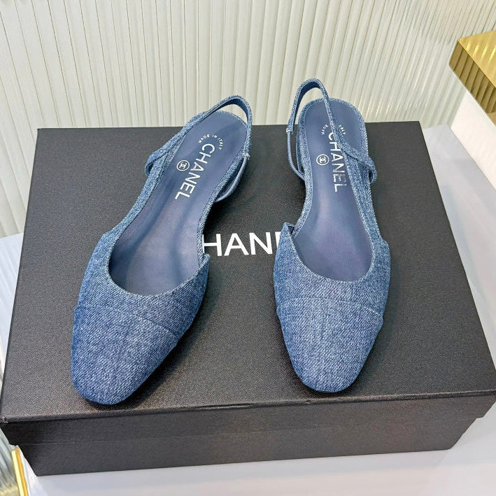 Chanel 2026 Classic Slingback Flats 10mm Sheepskin 781046
